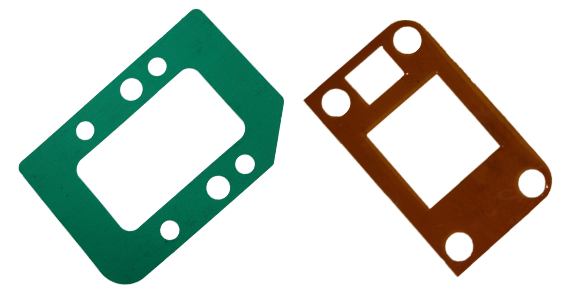 A Couple Of Plastic Gaskets
